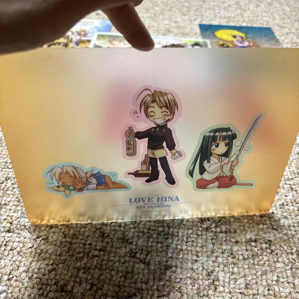 Love Hina Shitajiki Pencil Boards Lot (8 total) - ~7x10